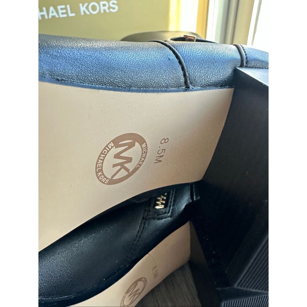 MICHAEL KORS Ella Block Heel Boot In Black US 8.5 $345 - Picture 12 of 13